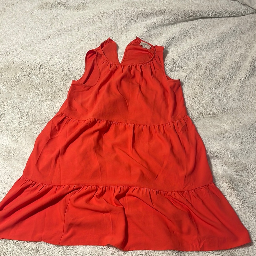 Orange summer dress